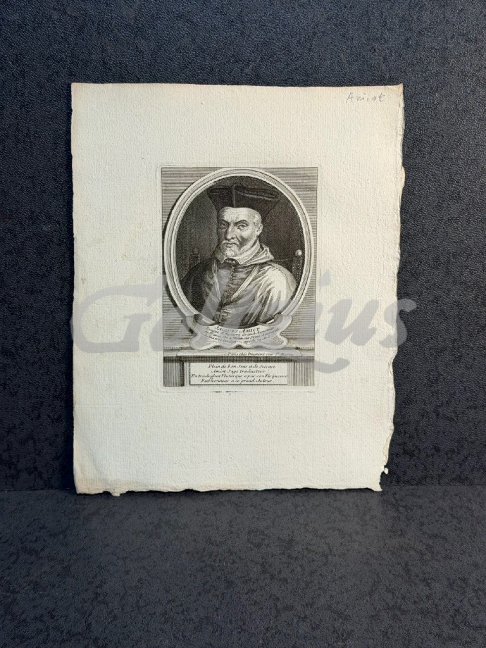 Portrait of Jacques Amiot